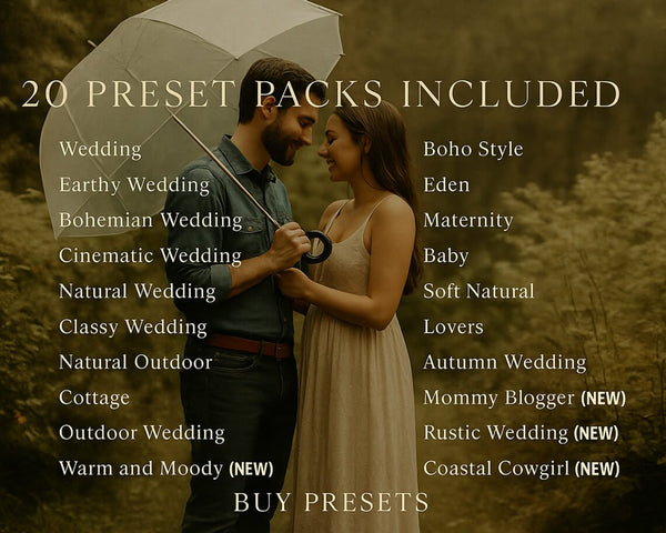 650+ Wedding All - in - One Preset Pack – Lightroom Mobile & Desktop - Buy Presets