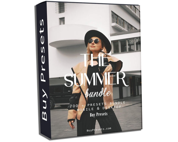 700+ Summer Presets Bundle – Mobile & Desktop | Warm, Natural, Travel Filters for Instagram