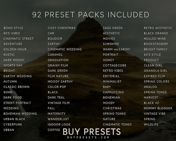 3000+ Lightroom Presets Mega Pack – Portrait, Wedding & Outdoor Filters | Mobile & Desktop | Best Instagram Bundle